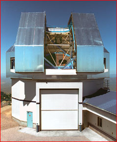 The WIYN Telescope in Arizona shown close up